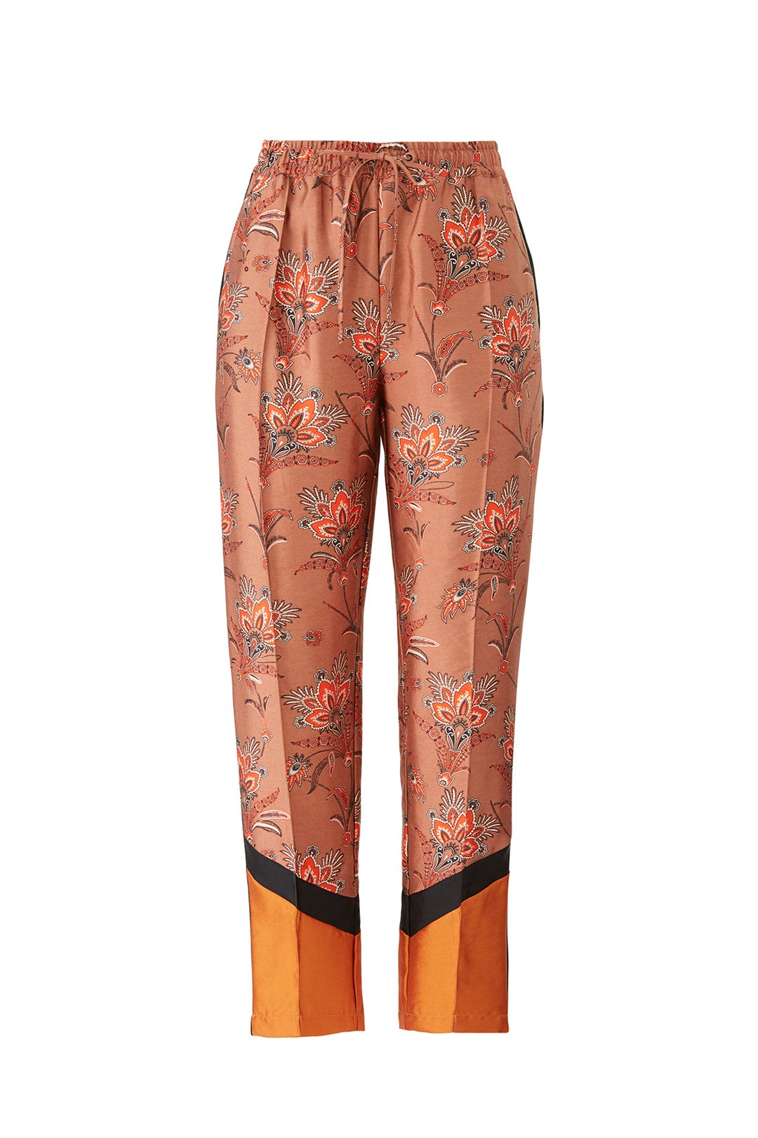 Floral Colorblock Trousers by Scotch & Soda