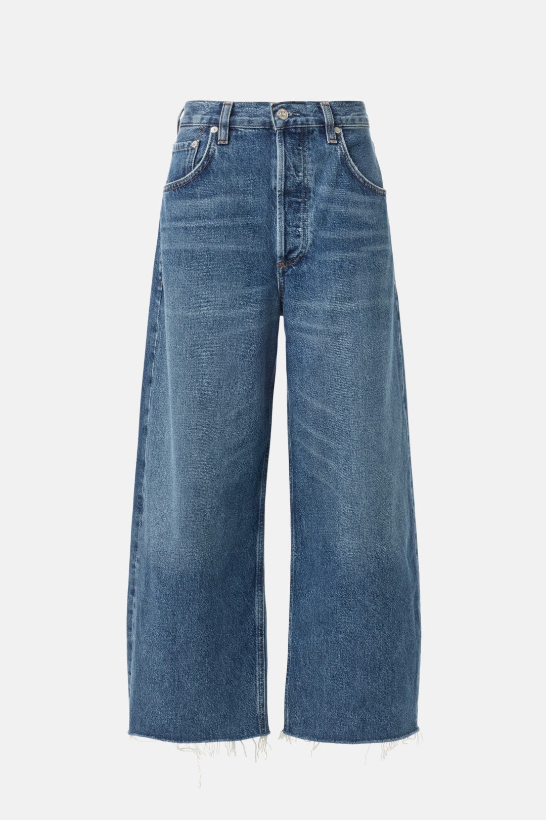 Ayla Raw Hem Cropped Wide Leg Jeans by Citizens of Humanity 4