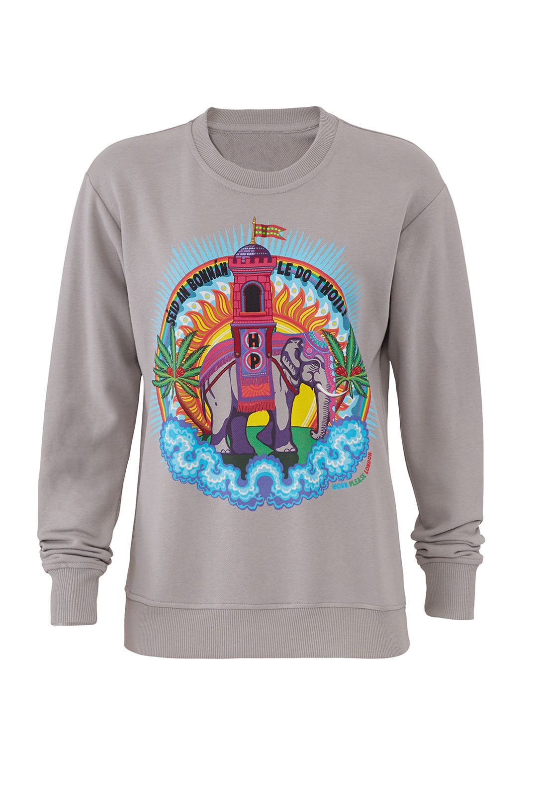 Grey Elephant Sweatshirt by Horn Please! 3