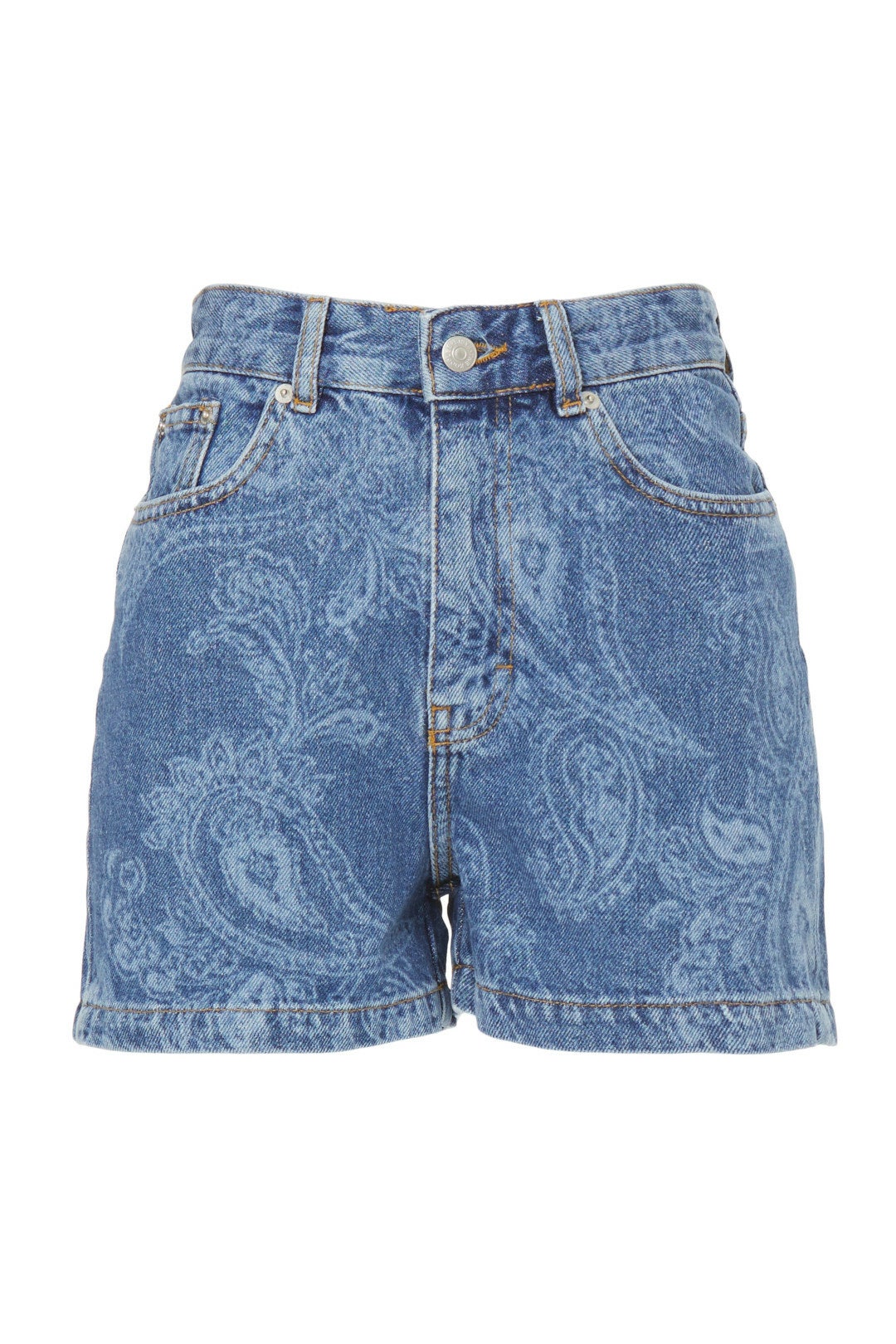 Paisley Denim Shorts by The Kooples 4
