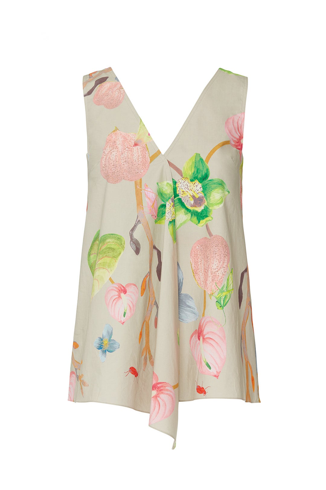 Deep V-Neck Top by Tibi 3