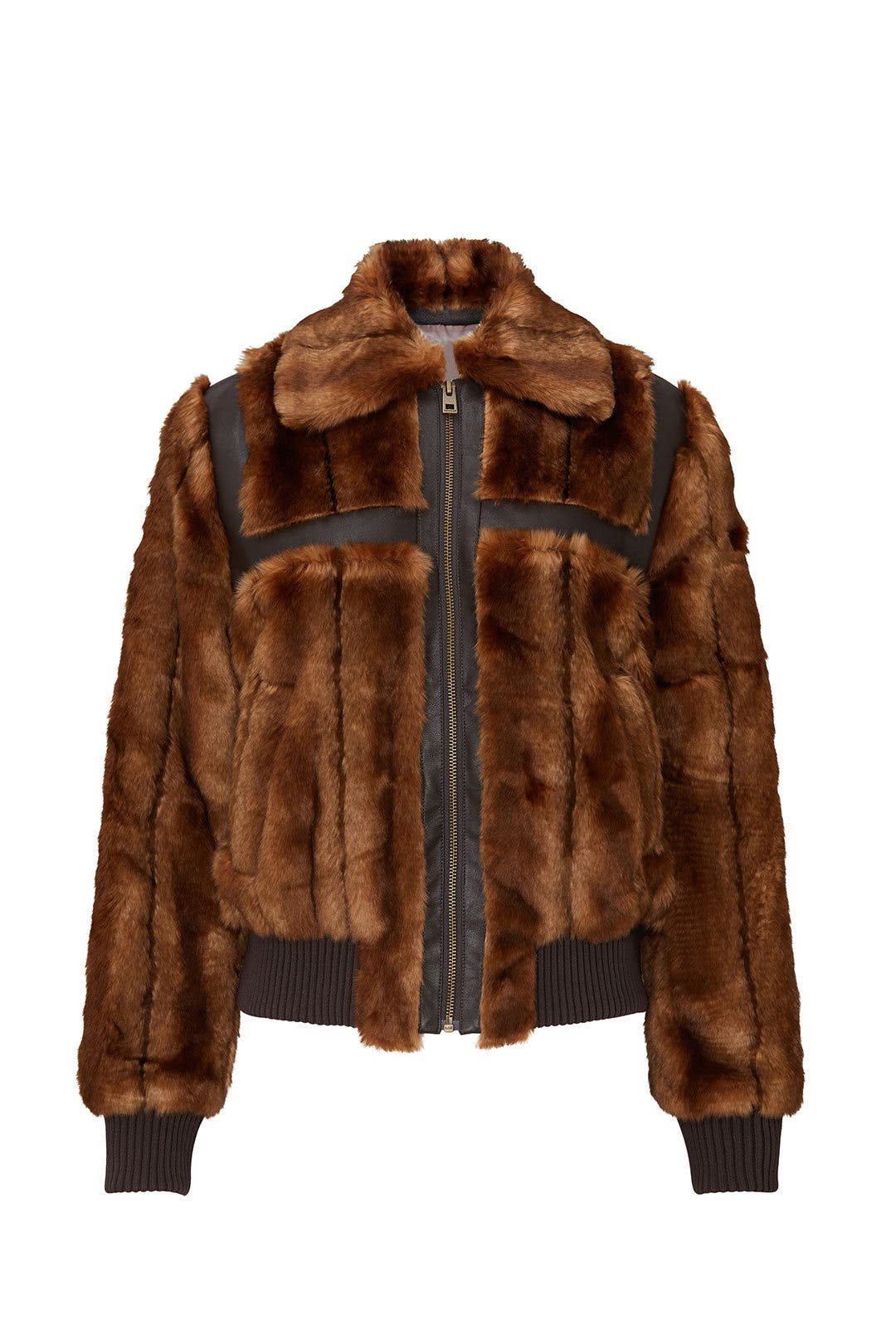 Lotta Mix Faux Fur Jacket by Zadig & Voltaire | Rent the Runway