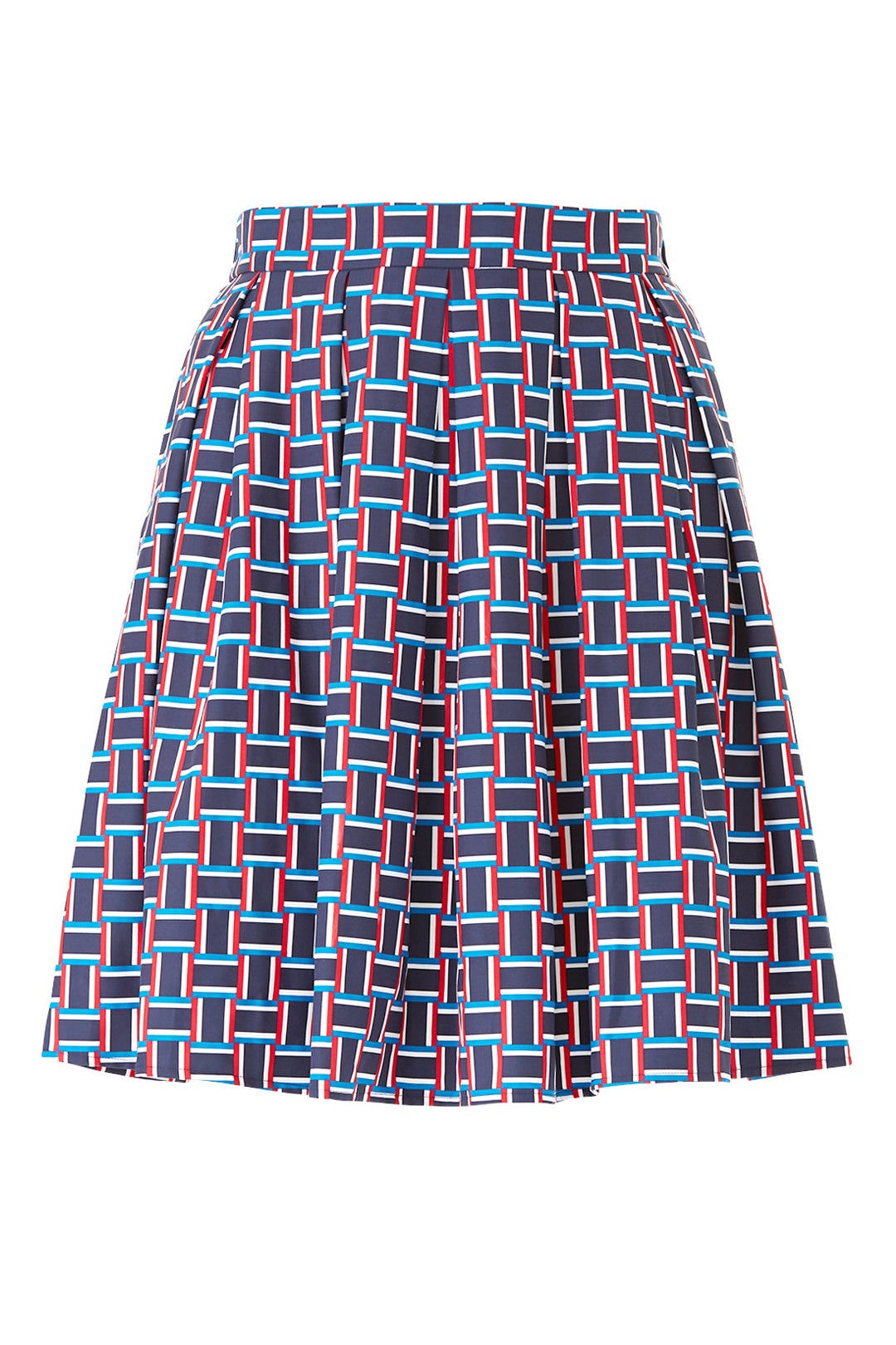 Geo Pleated Skirt by Draper James X ELOQUII