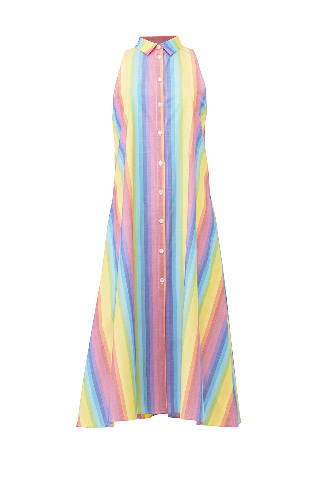 Multi Stripe Shirtdress by MDS Stripes