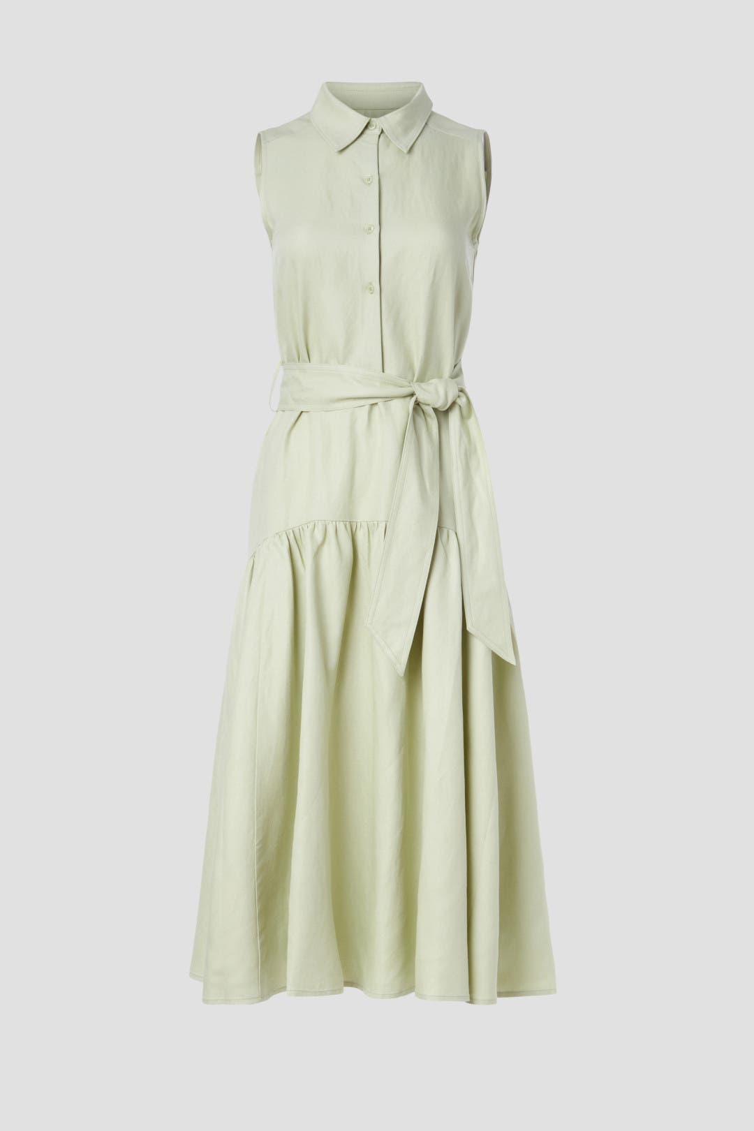アンドレスド　shrink pleats fit dress NWT $385 Reiss [ 0 US ] V Neck Claire Pleated Fitted Midi