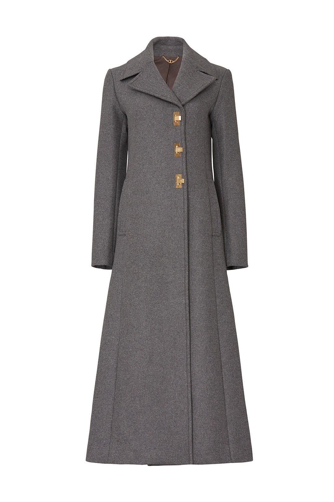 Dark Cloud Wool Coat by Tory Burch