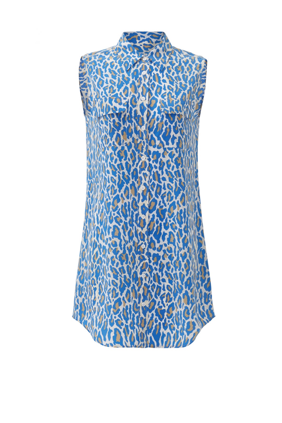 Cheetah Slim Signature Dress by Equipment