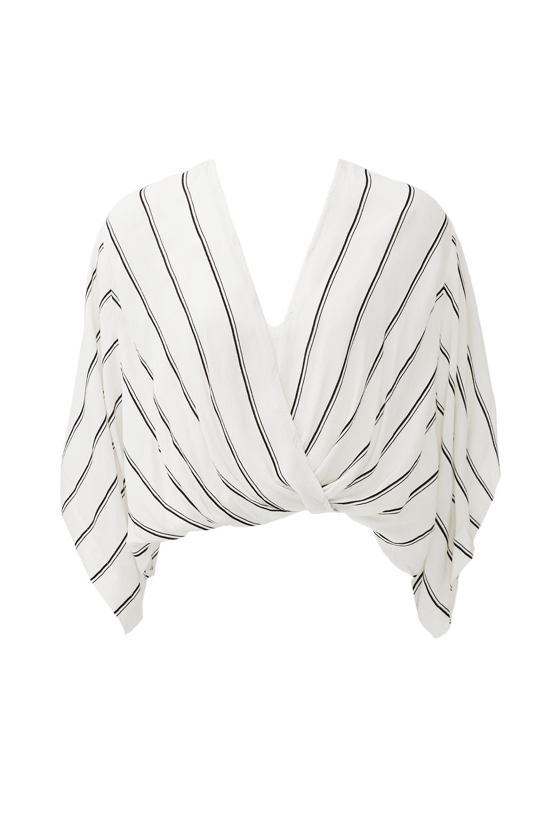 Pinstripe Kimono Top by Free People 3