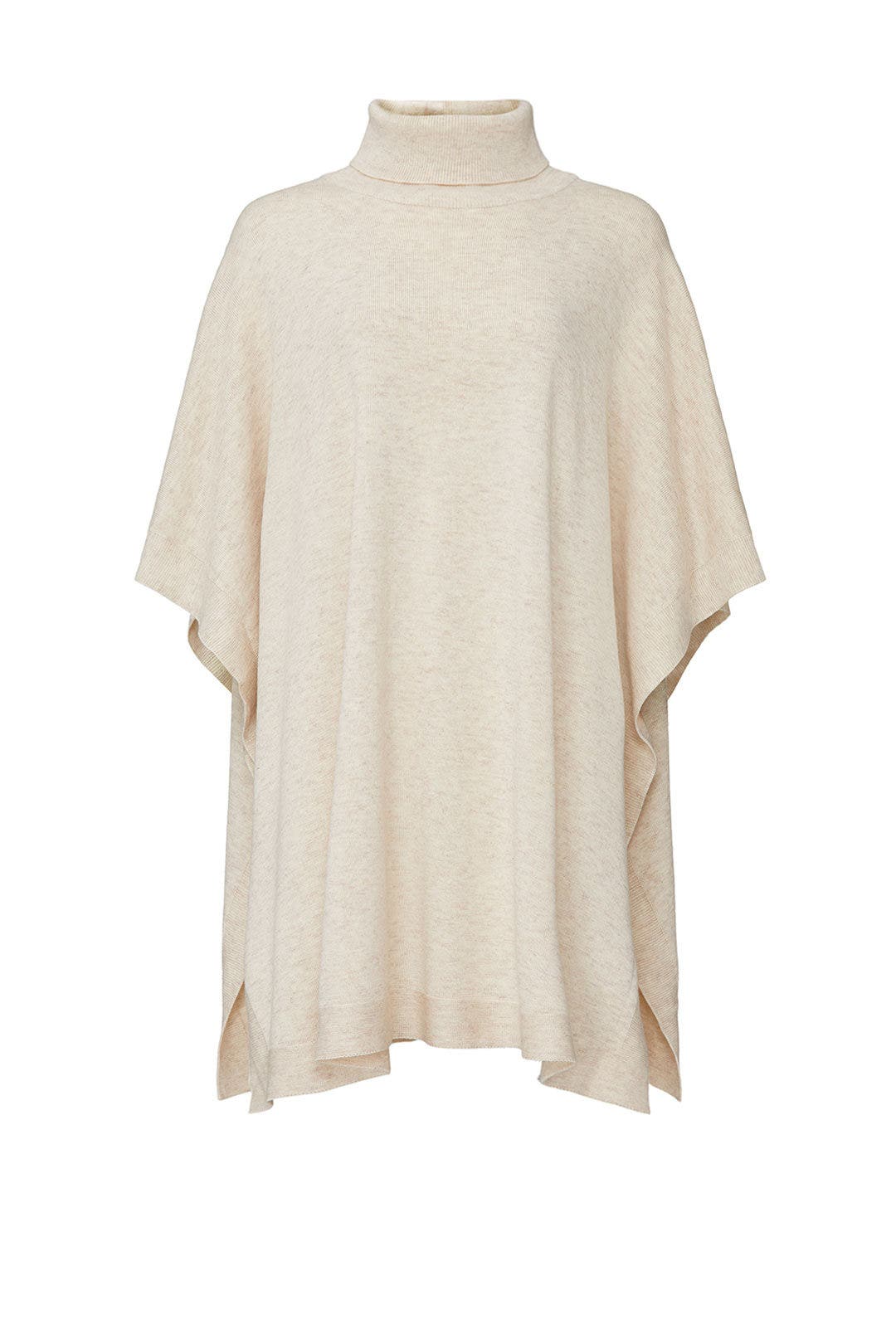 Beige Knit Poncho by Great Jones 4