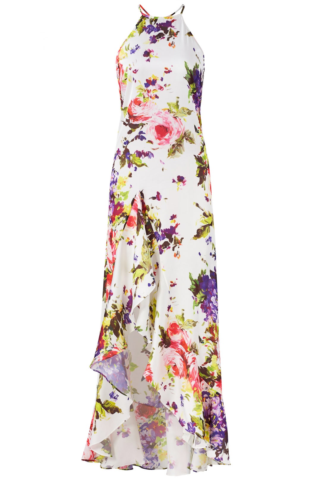 White Floral Maxi Dress by Jay Godfrey 3