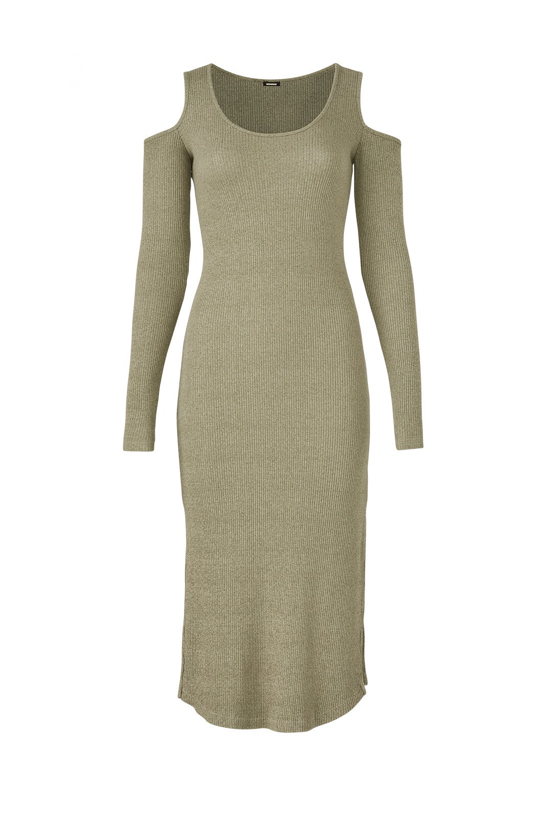 Army Ribbed Dress by MONROW 3