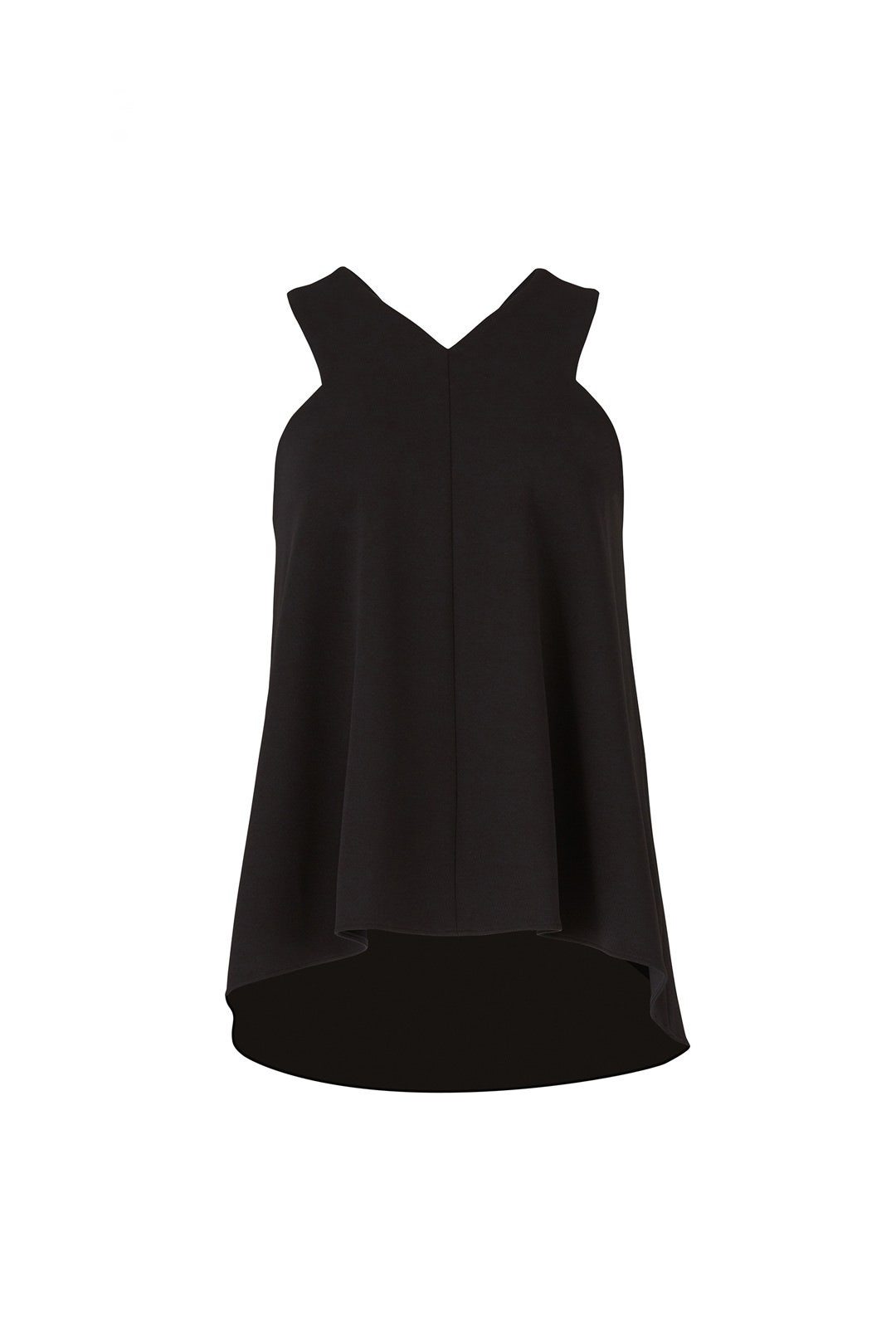 Structured Black Top by Tibi