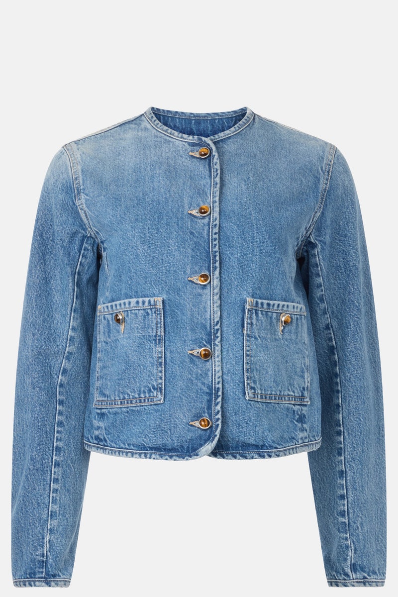 Andrea Jacket With Novel Buttons by Veronica Beard - Photo 4