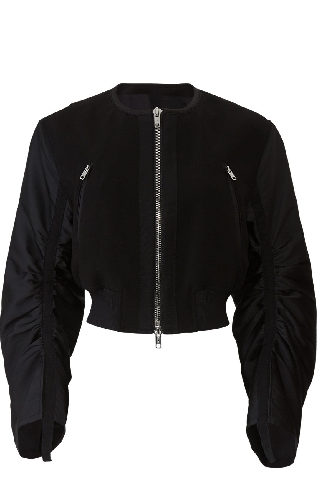 Black Gathered Bomber by 3.1 Phillip Lim