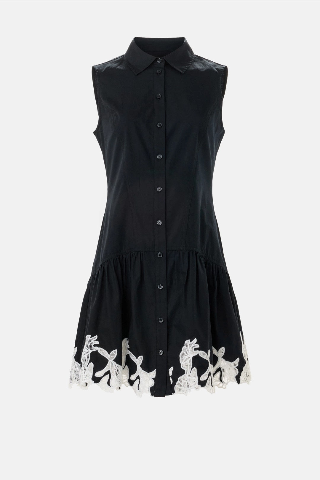 Pleated Sleeveless Shirt Dress by Peter Som x RTR
