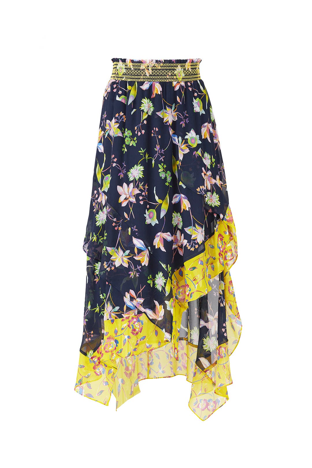 Garden Print Esmee Skirt by Tanya Taylor for $95 | Rent the Runway