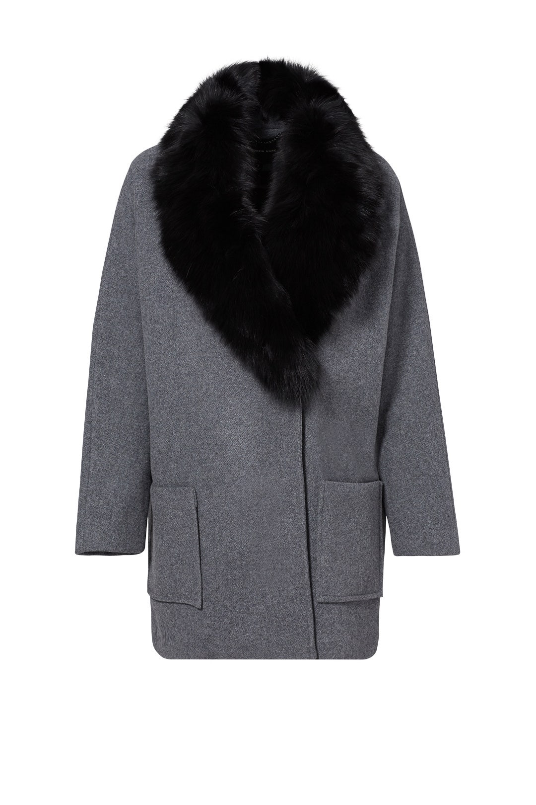 Graphite Carine Cocoon Coat by Andrew Marc 3