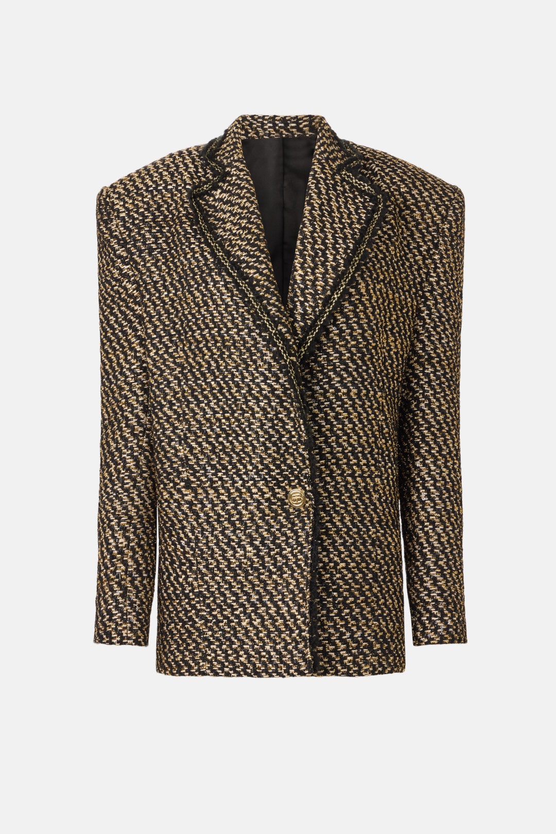 Kacey Gold Sequin Blazer by Bronx and Banco 4