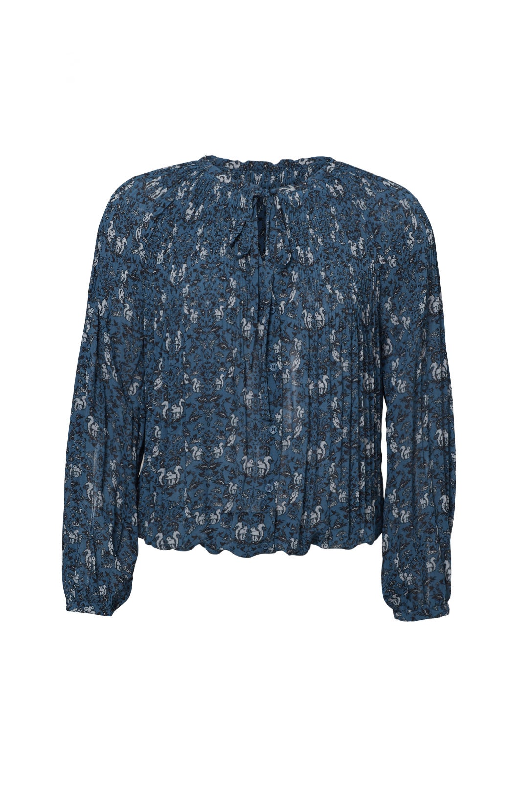 Lake Blue Halkette Chiffon Top by BB Dakota