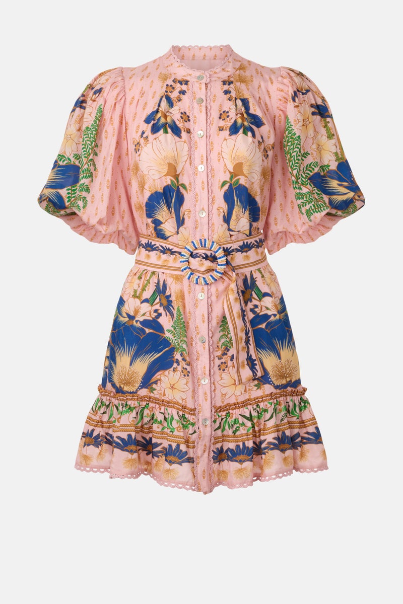 Dream Garden Pink Mini Dress by FARM Rio - Photo 4