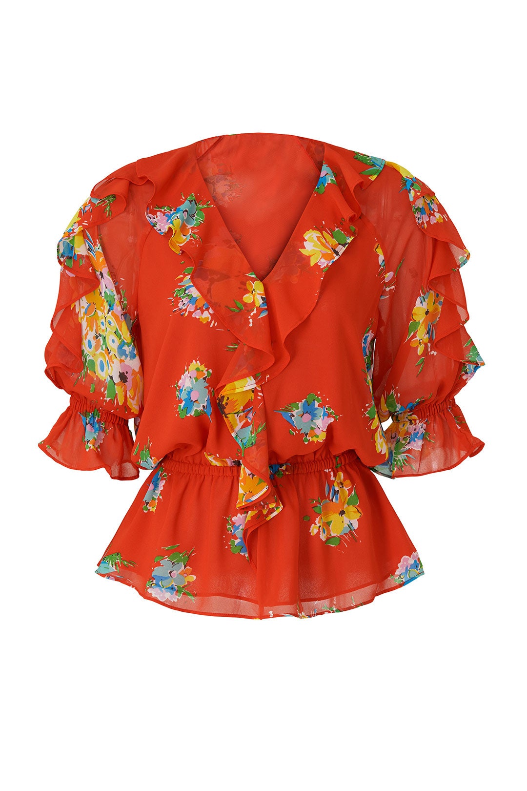 Savianne Peplum Top by Lauren Ralph Lauren 4