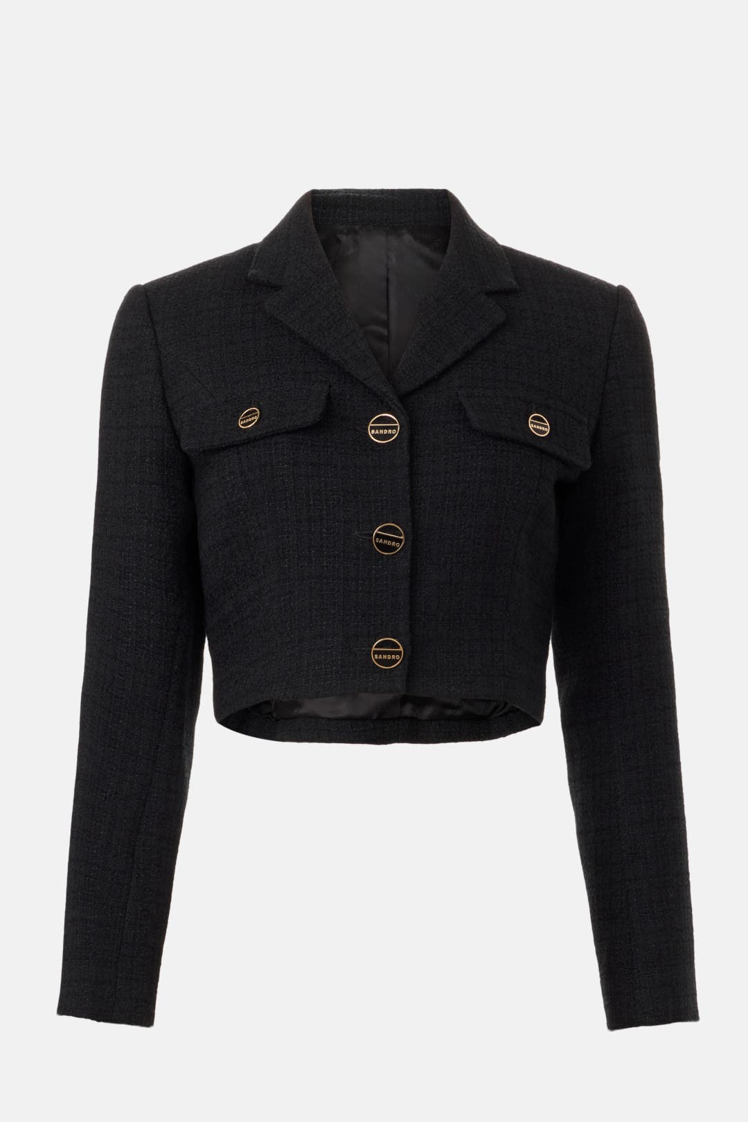 herlipto Wool-Blend Cropped Tweed Blazer TWP Women s Her Fit
