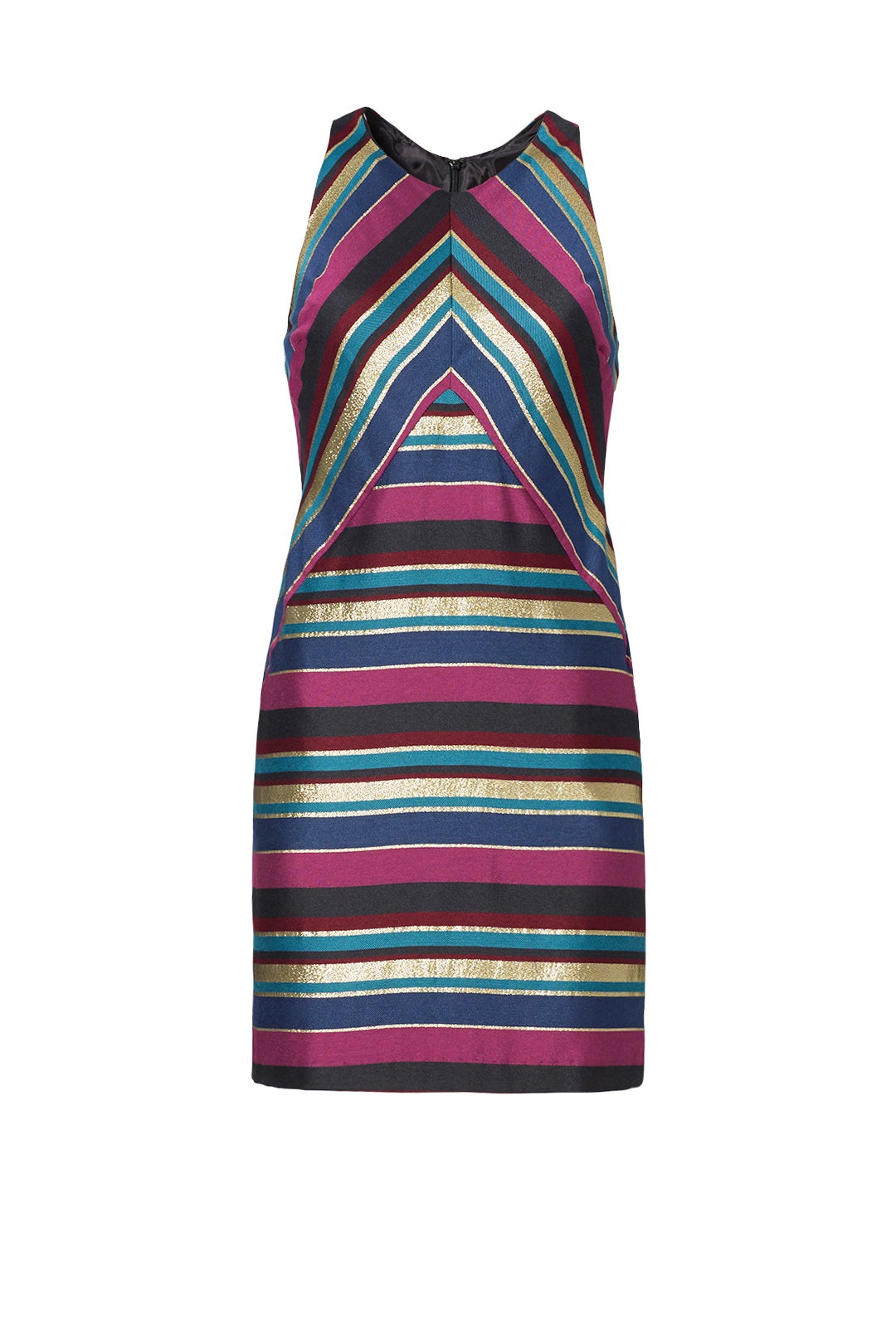 Metallic Jewel Striped Dress by Hutch 3