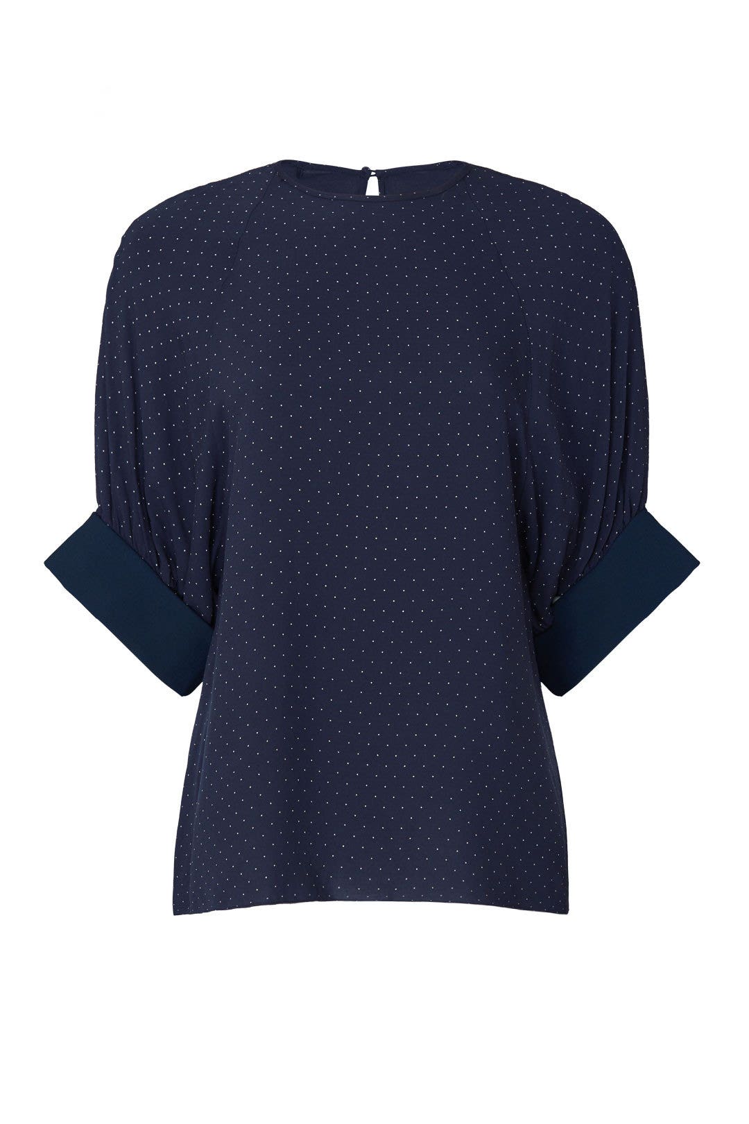 Pindot Shirred Top by Tibi 3