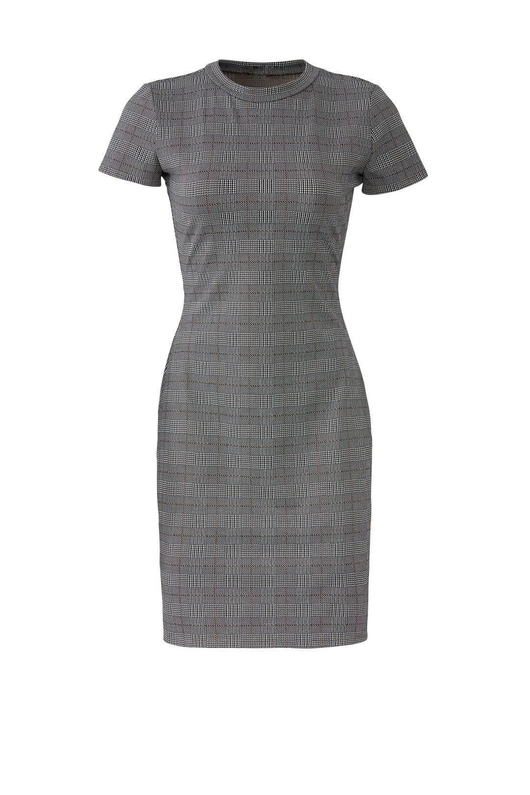 Plaid Short Sleeve Sheath by Waverly Grey