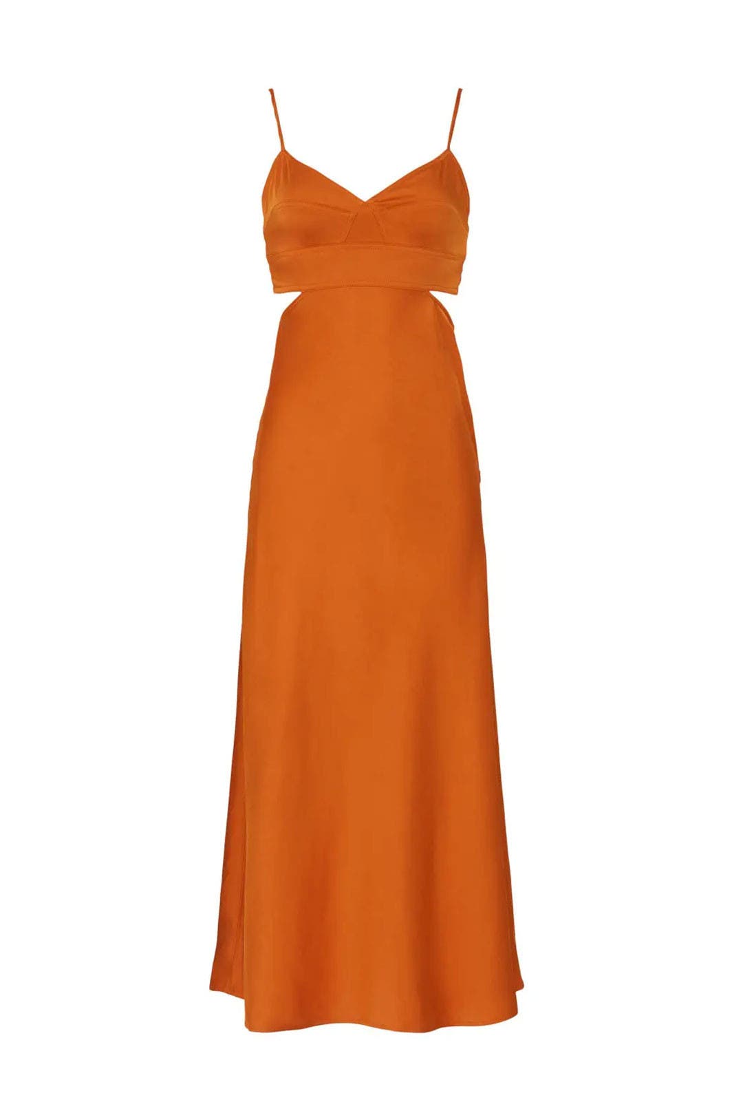 【A.L.C.】blakely cutout satin ミディ ドレス Blakely Cutout Dress by A.L.C. | Rent the Runway
