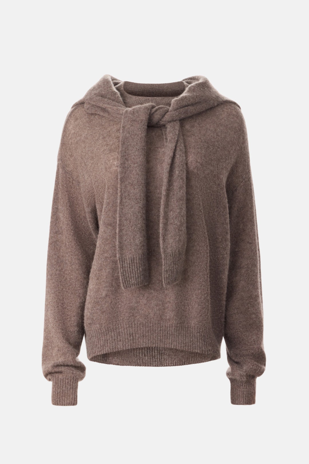 Cloud Cashmere Layered Crewneck Sweater