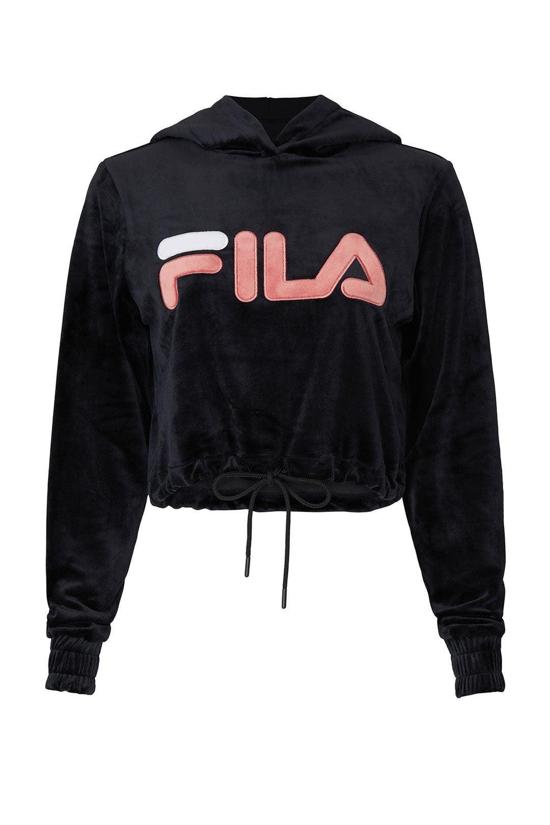 Aitana Velour Crop Hoodie by FILA 4