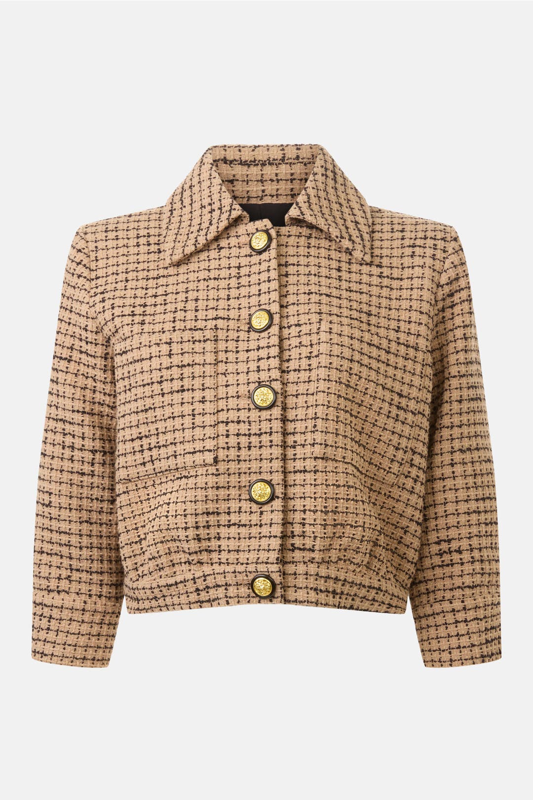 ジャケット・アウター readymade tweed shirt jacket 1 Solid Tweed Shirt Jacket | Thom Browne