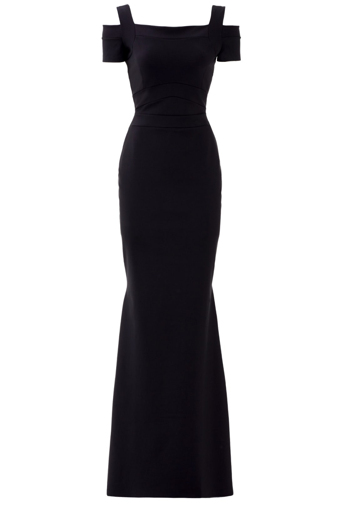 Black Jenna Gown by Chiara Boni La Petite Robe