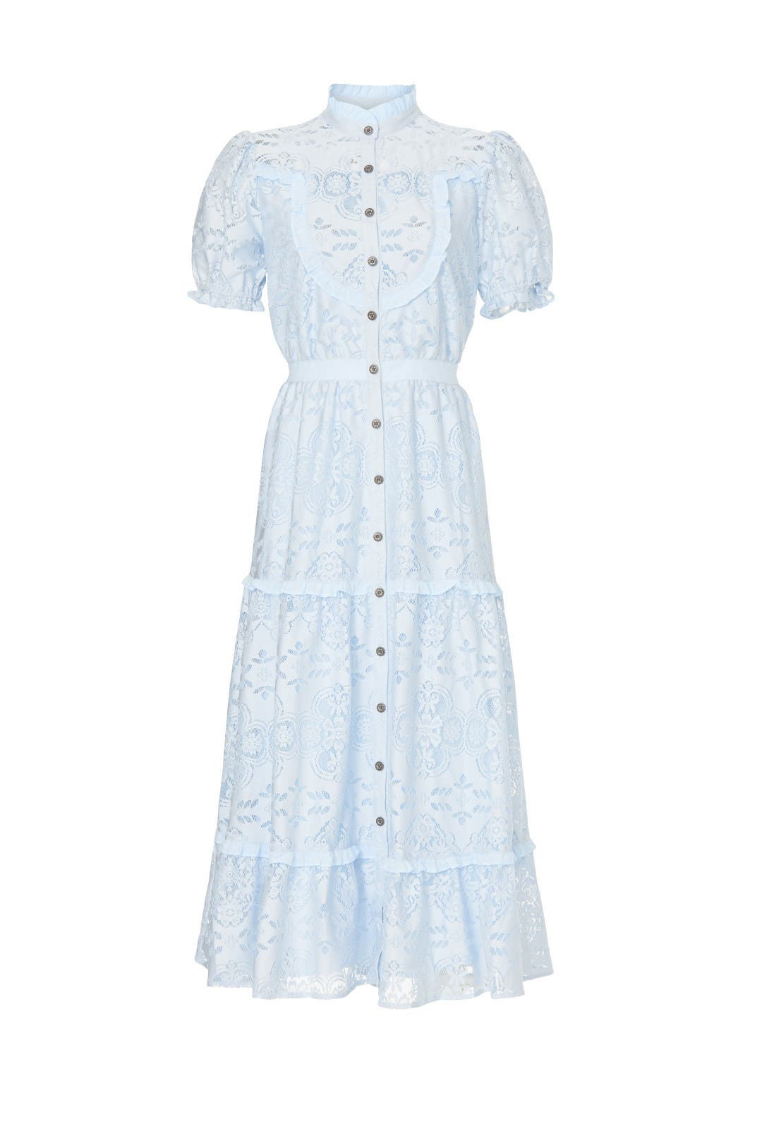 Blue Lace Victorian Dress by Pamela Love x RTR | Rent the Runway