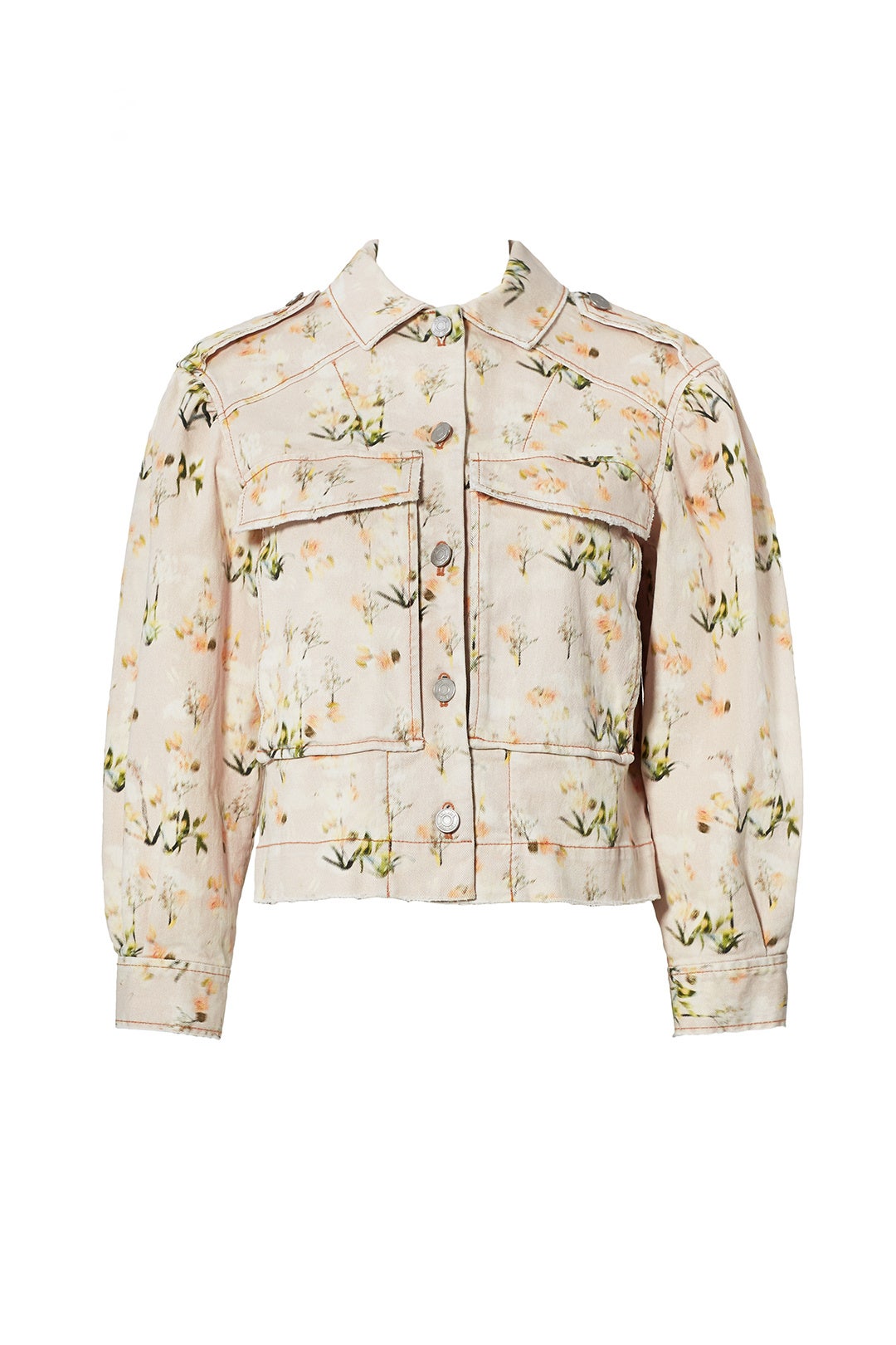 Floral Denim Jacket by Rebecca Taylor NYC 3