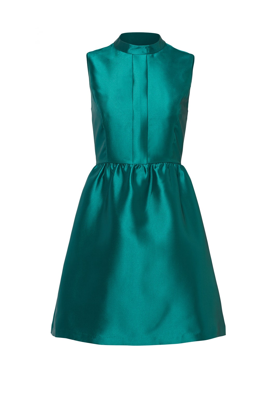 Emerald Satin Belle Dress by Slate & Willow