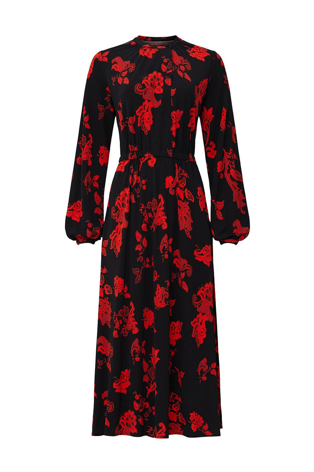 Paisley Jersey Bow Dress by Tory Burch 4