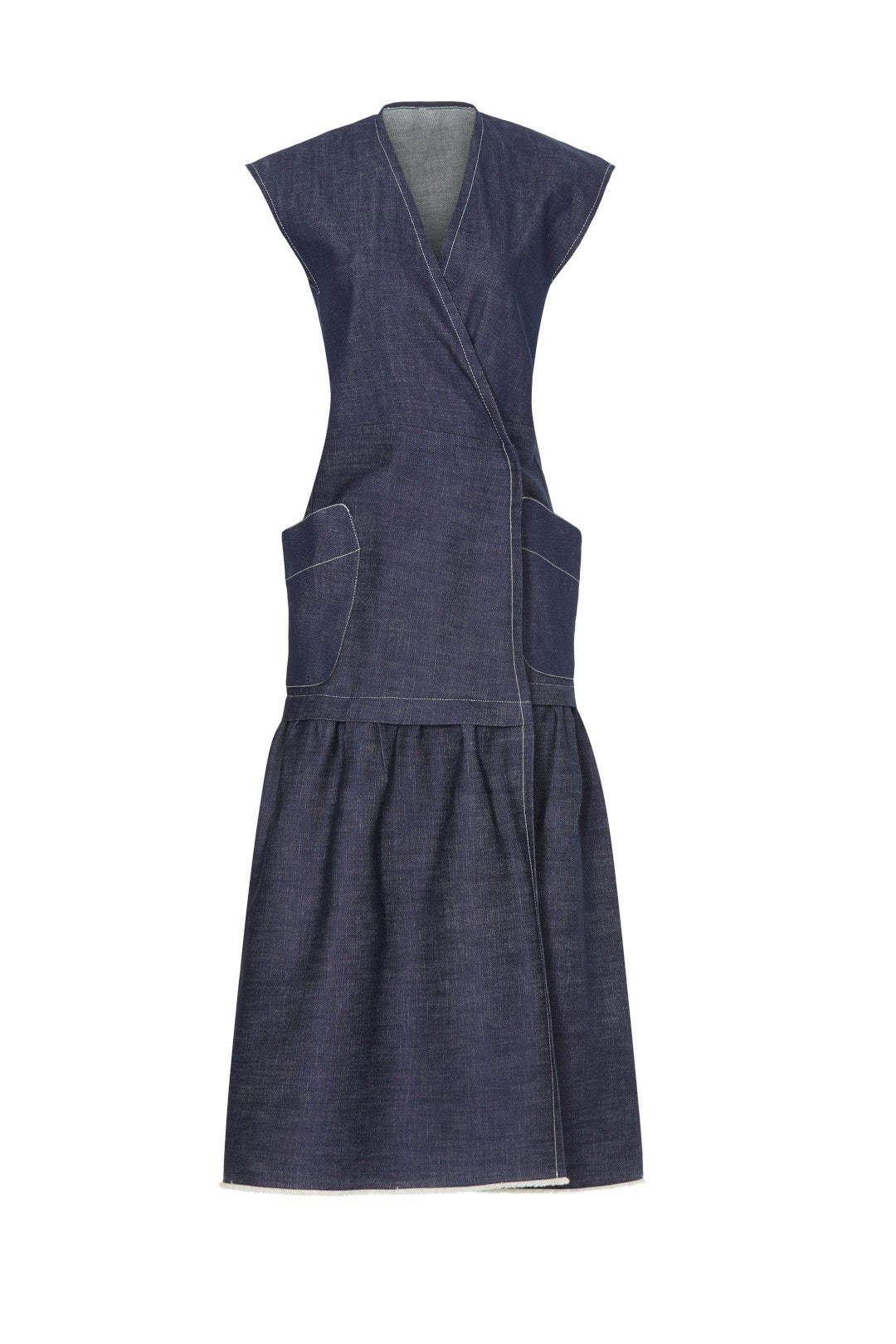 Mia Denim Wrap Dress by Zero + Maria Cornejo 4