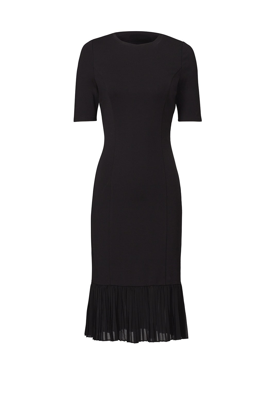 Black Pleated Hem Dress by Ali & Jay 3