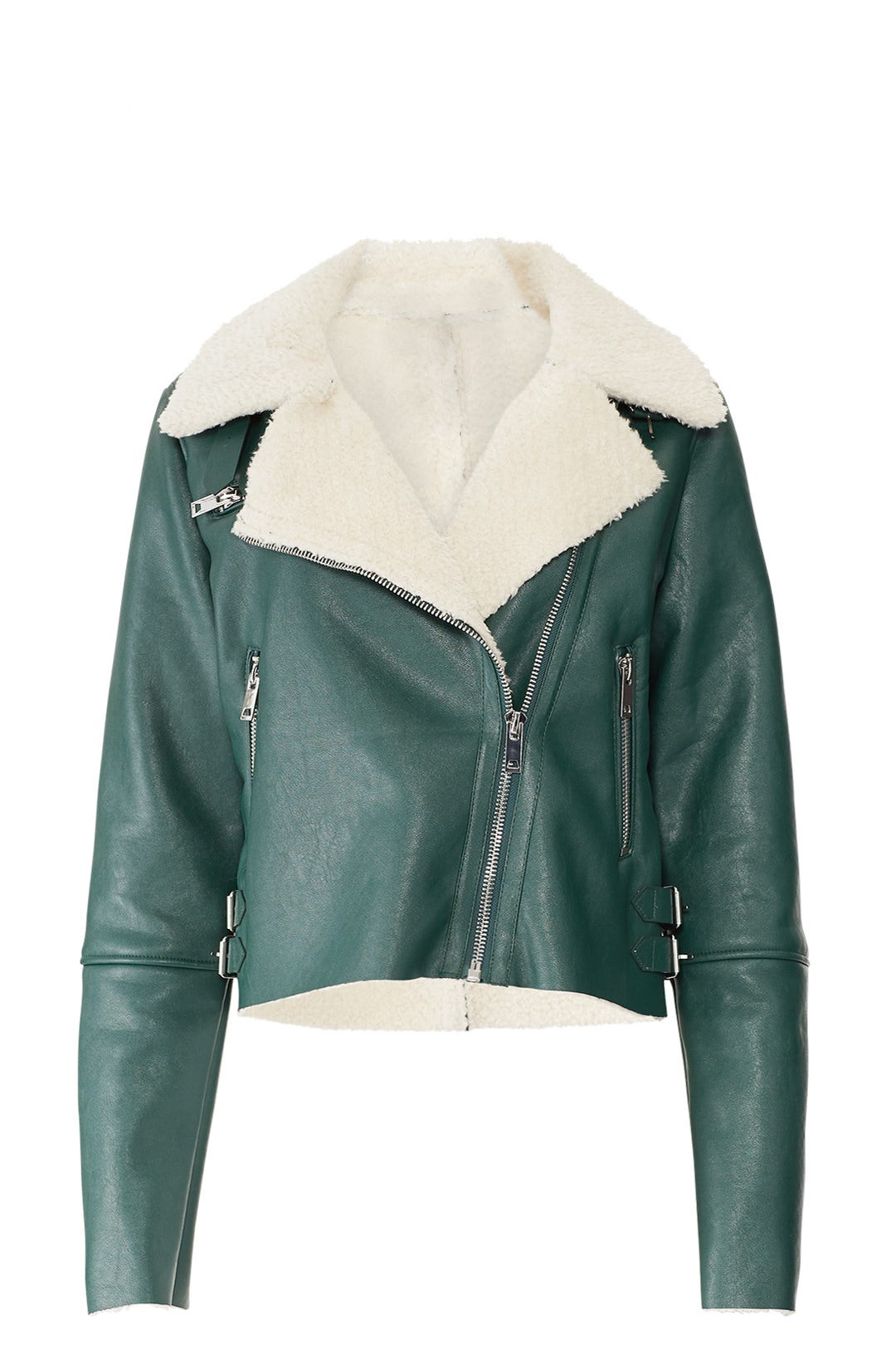 Out Of The Woods Vegan Leather Jacket by BLANKNYC