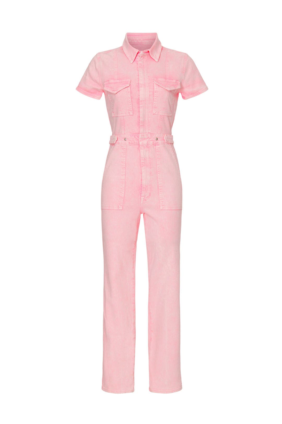 Pink Fit For Success Jumpsuit by GOOD AMERICAN | Rent the Runway