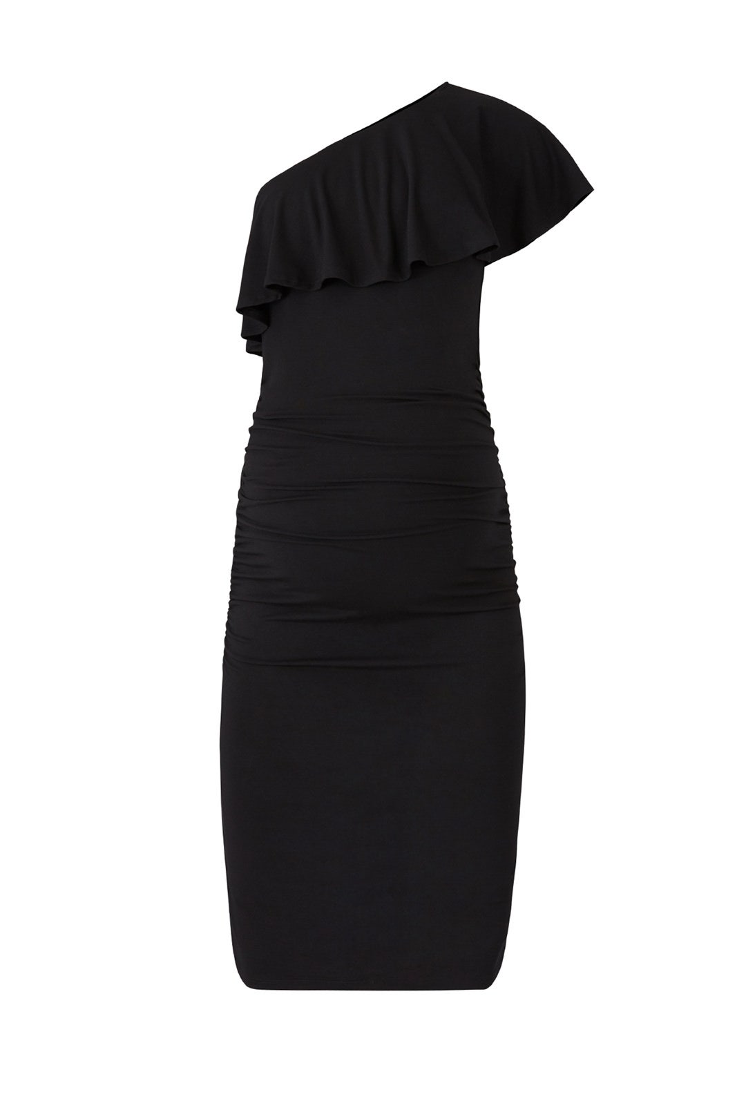 Shoulder Ruffle Maternity Sheath by Ingrid & Isabel