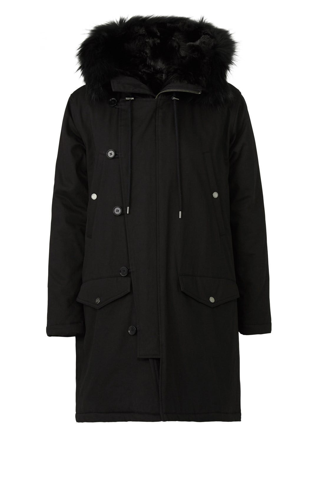 Black Technical Parka by The Kooples 3