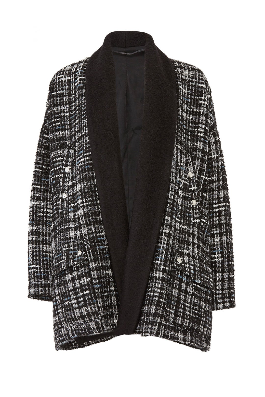 Holly Tweed Sweater Coat by The Kooples