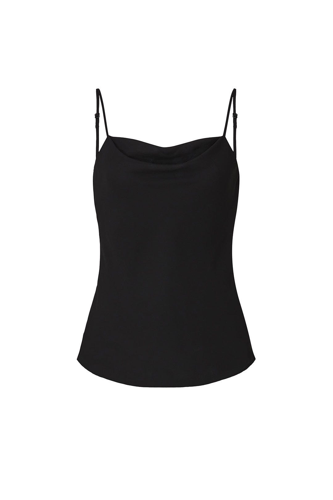 Black Cowl Neck Tank by krisa 4