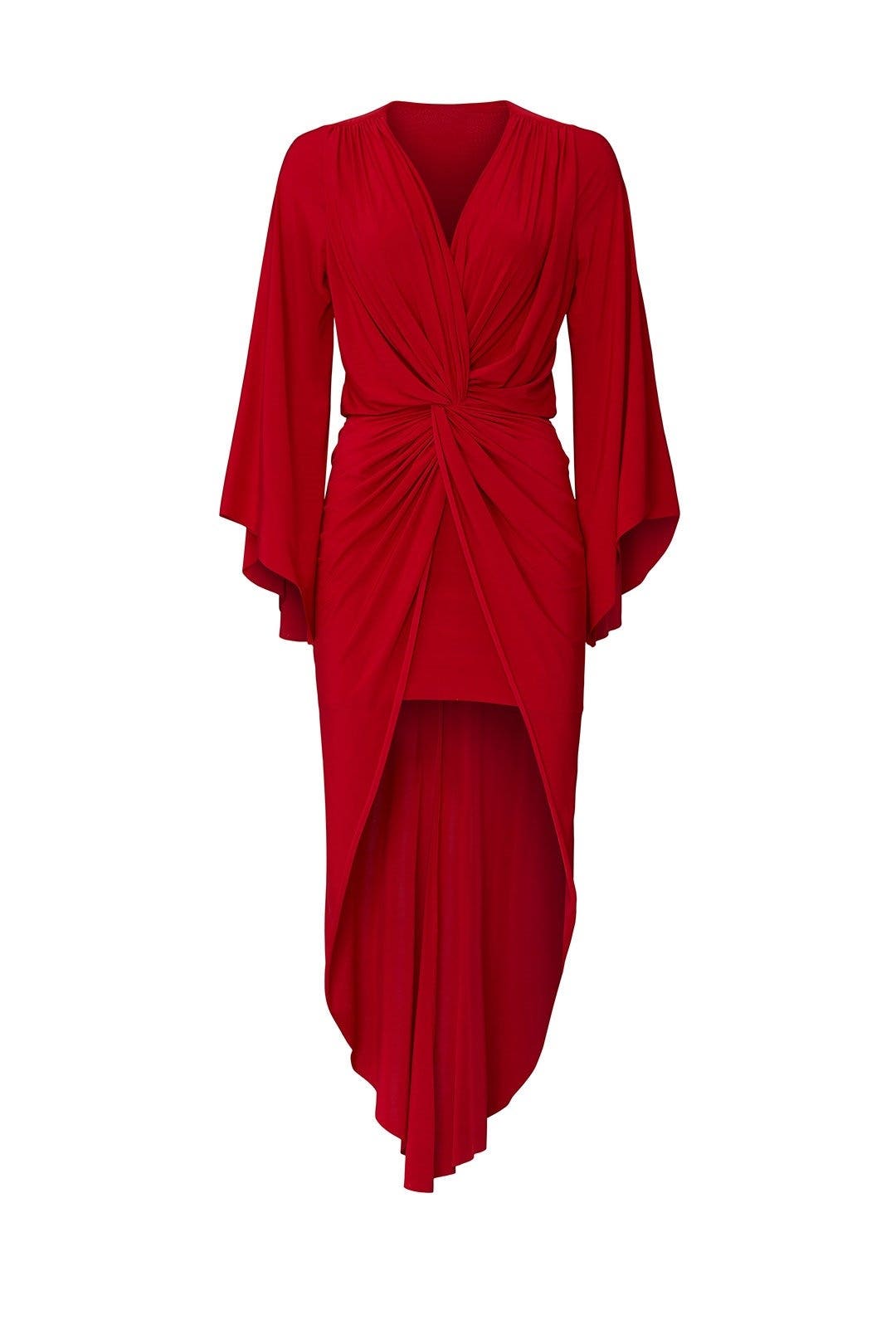 Teget High Low Dress by MISA Los Angeles 4