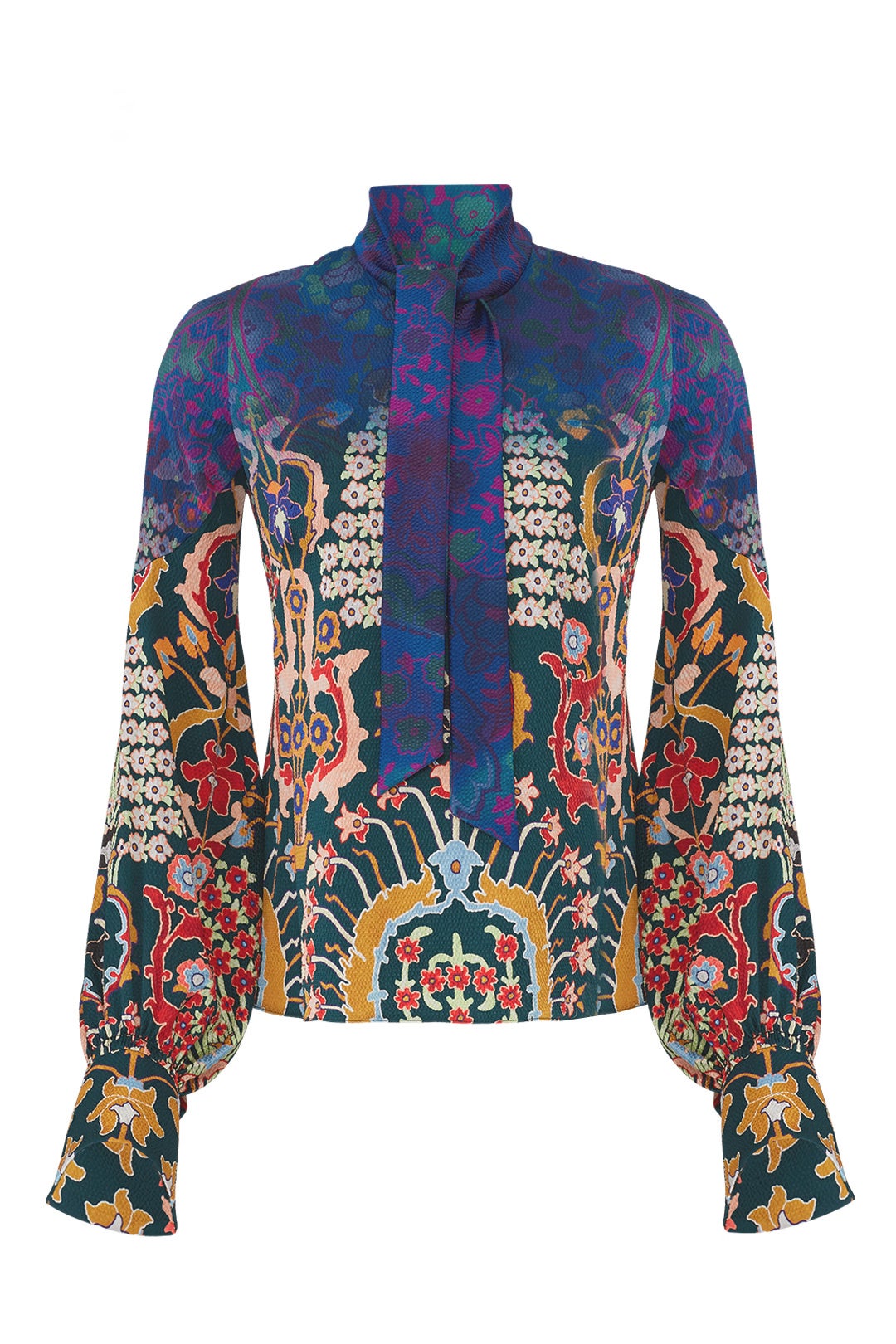 Printed Tie Neck Blouse by Peter Pilotto