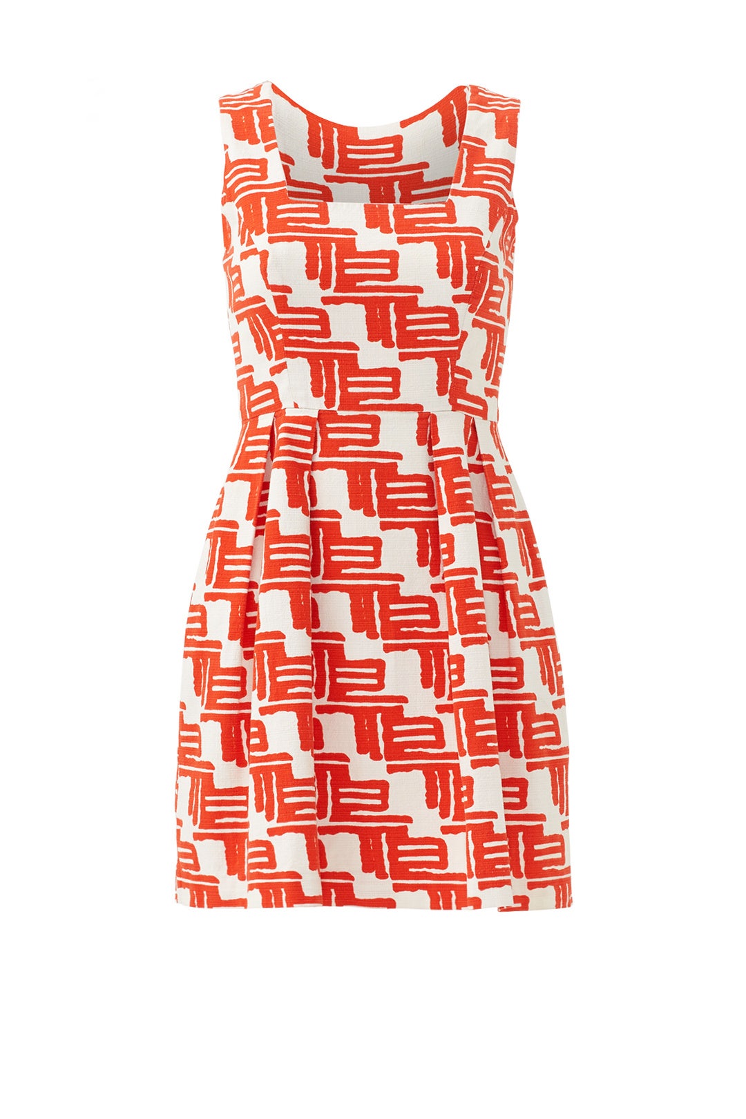Citrus Tribal Flare Dress by Shoshanna 3