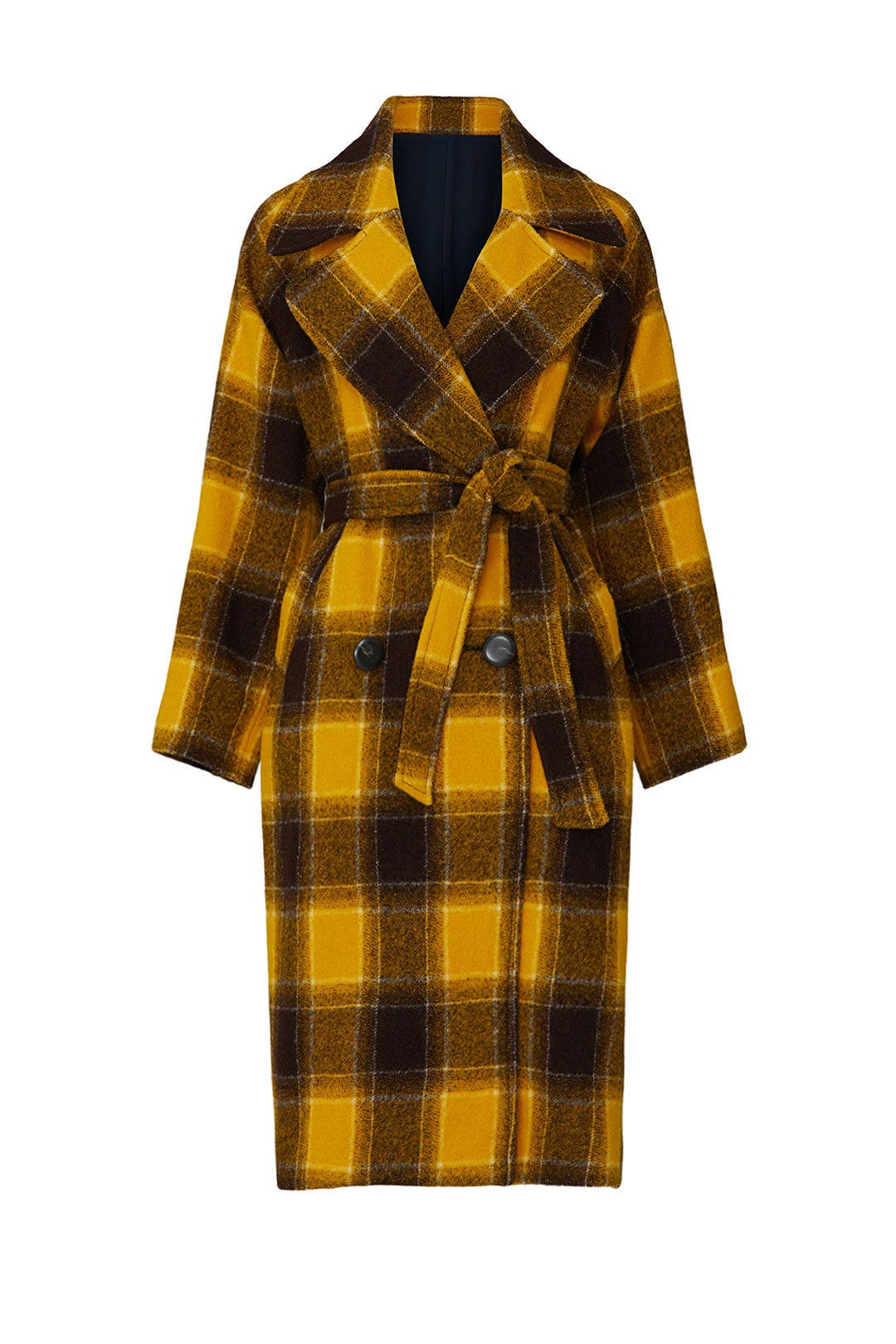 Amber Pop Plaid Coat by Sea New York 4